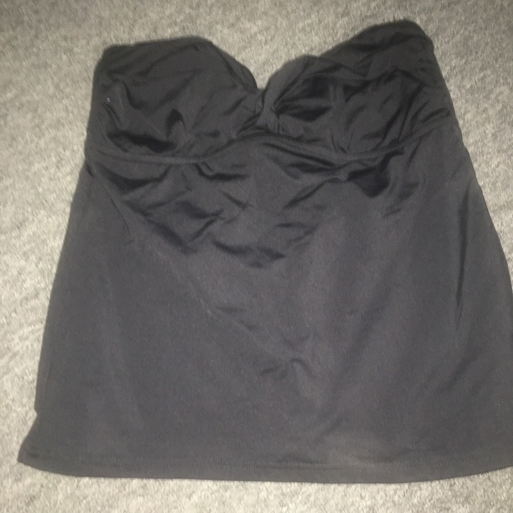 Black swim top